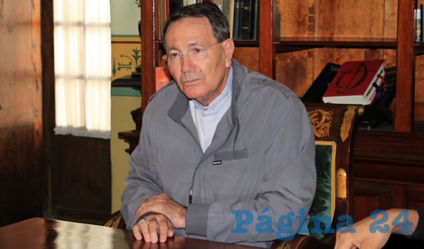Sigifredo Noriega Barceló, obispo de la Diócesis de Zacatecas: “No hay que acostumbrarse a la violencia, es necesario buscar mejores estrategias de seguridad” (Fotos Rocío Castro Alvarado)