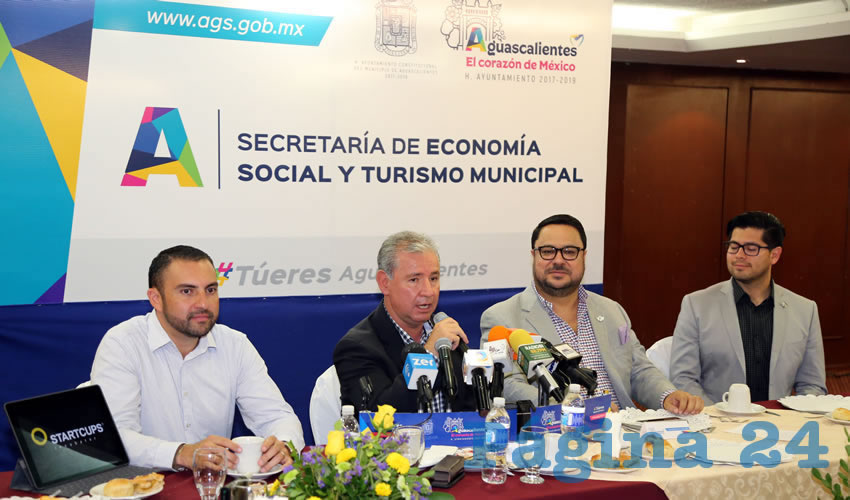 El estand más grande de este foro estará a cargo del “Ecosistema Emprendedor” de Aguascalientes (Foto: Eddylberto Luévano Santillán)