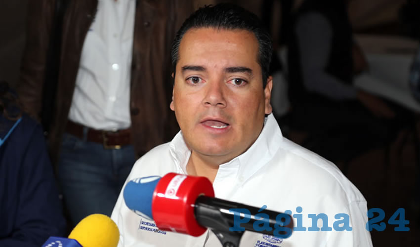 Héctor Eduardo Anaya Pérez, secretario de Servicios Públicos del Municipio (Foto: Eddylberto Luévano Santillán)