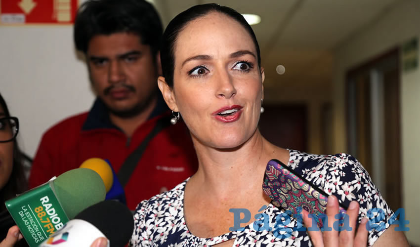 Mar&iacute;a Cristina Urrutia de la Vega, legisladora local