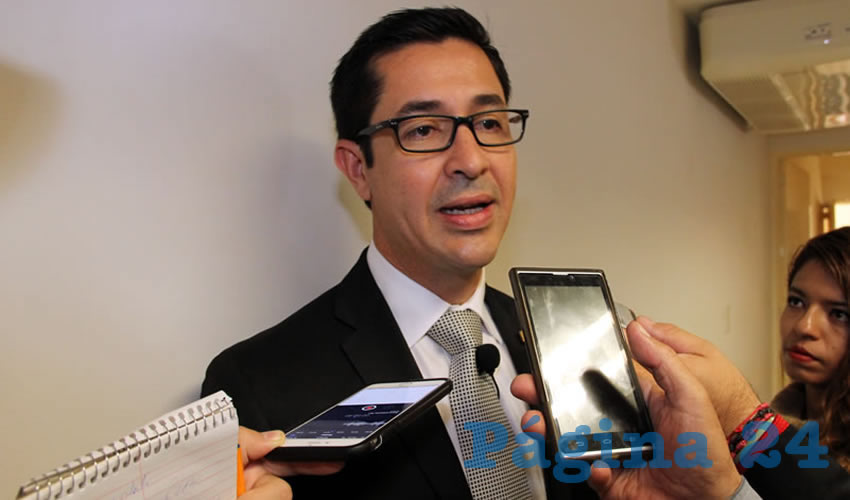 Luis Fernando Landeros Ortiz, consejero presidente del IEE
