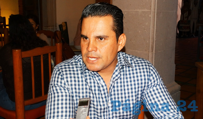 Vicente P&eacute;rez Almanza, presidente de la asociaci&oacute;n Somos de Aguascalientes