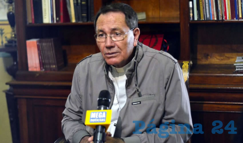 Sigifredo Noriega Barceló, obispo de la Diócesis de Zacatecas: Sabemos bien que la forma de trabajar de los grupos delictivos es el miedo (Foto: Rocío Castro Alvarado)