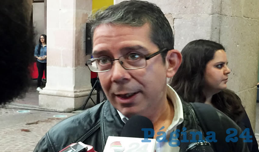 Jenaro Villamil Rodríguez, periodista y escritor mexicano, reportero de Proceso y colaborador de Página 24 (Foto Rocío Castro Alvarado)