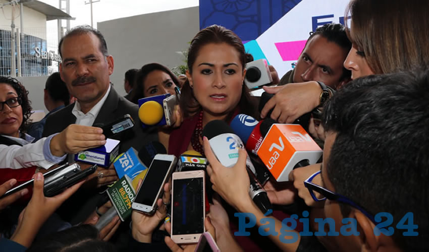 Teresa Jim&eacute;nez Esquivel, presidenta municipal de Aguascalientes (Foto: Eddylberto Lu&eacute;vano Santill&aacute;n)