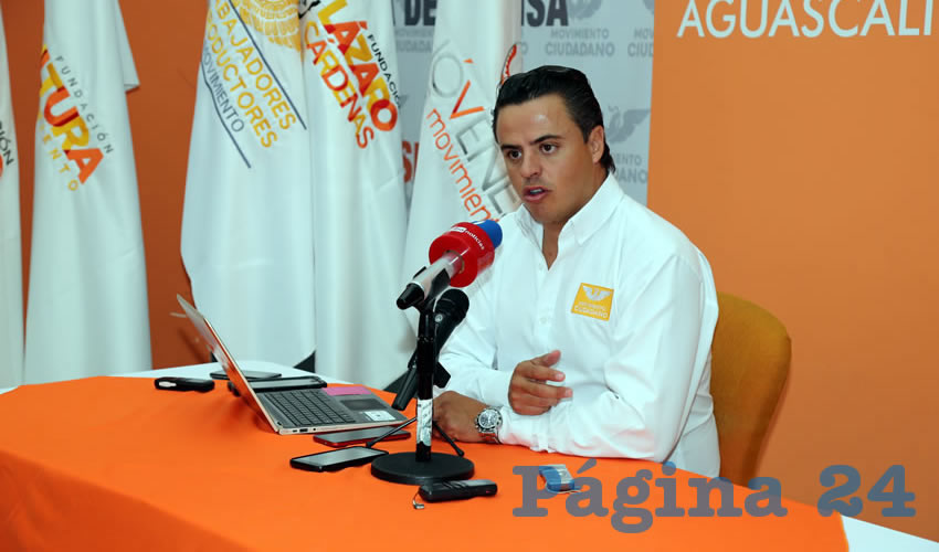 Jaime Dur&aacute;n Padilla, coordinador estatal de MC (Foto: Eddylberto Lu&eacute;vano Santill&aacute;n)