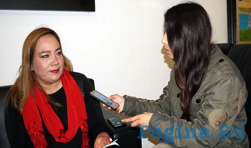 Griselda Fabiola Flores Medina, magistrada presidenta del Tribunal de Conciliación y Arbitraje del Estado (Foto Merari Martínez)