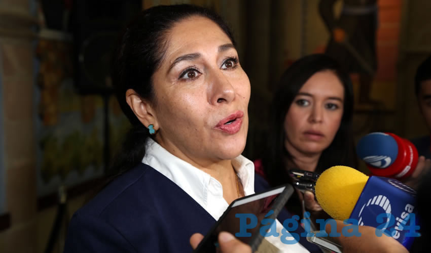 María del Carmen Mayela Macías Alvarado, legisladora local (Foto Eddylberto Luévano Santillán)