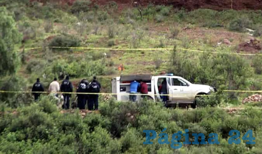 La mujer ejecutada fue encontrada embolsada en las faldas del cerro de la Virgen