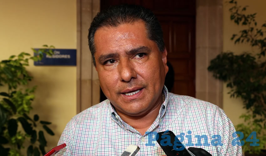 Jos&eacute; Enrique Ju&aacute;rez Ram&iacute;rez, presidente del CDE del PRI (Foto: Eddylberto Lu&eacute;vano Santill&aacute;n)