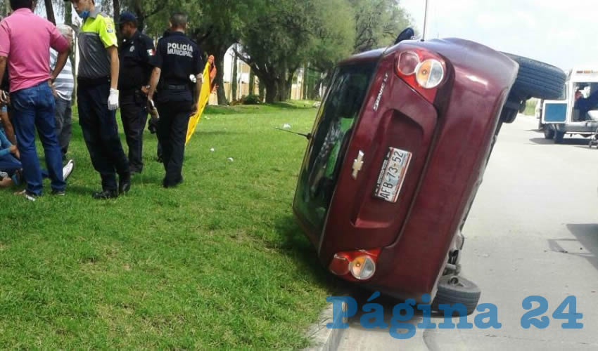 El percance ocurrió sobre la avenida Prolongación Ignacio Zaragoza