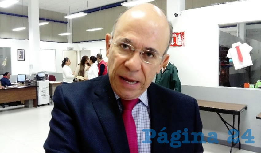 Juan Fernando Palomino Topete, delegado del ISSSTE en Aguascalientes