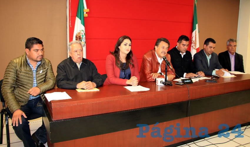 Alfredo Femat Bañuelos, comisionado político nacional del Partido del Trabajo (PT) (Foto Rocío Castro)