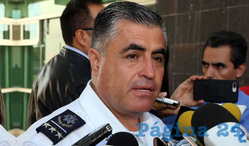 Juan Antonio Martínez Romo, secretario de Seguridad Pública Municipal (Foto: Eddylberto Luévano Santillán)