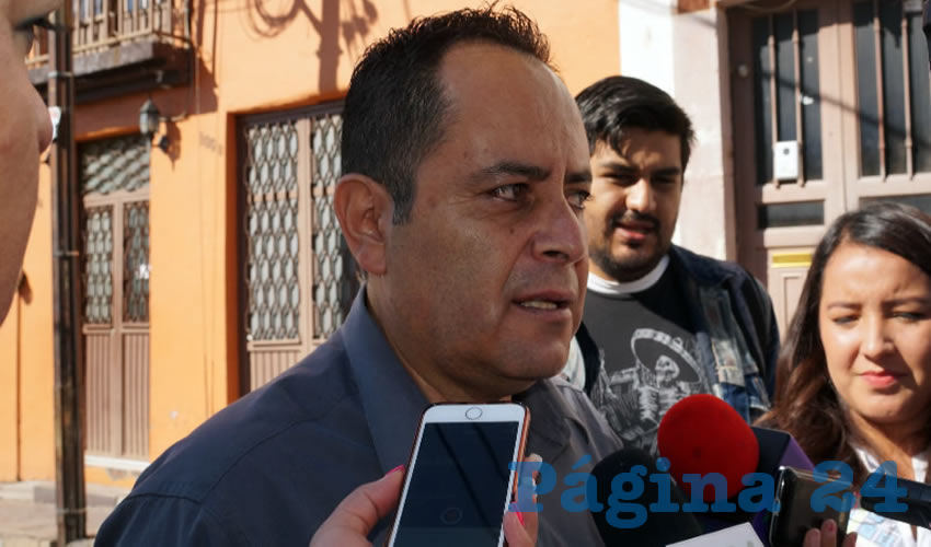 Antonio Caldera Alaniz, director de Protección Civil Estatal (Foto Merari Martínez Castro)