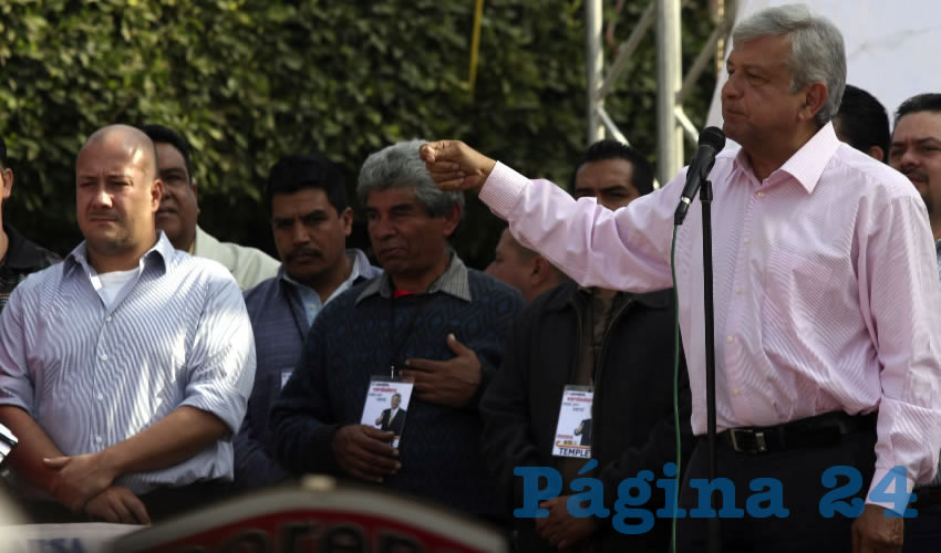 Andrés Manuel López Obrador despotricó contra el presidente municipal de Guadalajara, de quien dijo “no está cumpliendo lo que ofreció a la gente y ahora anda en alianza con los políticos corruptos”; incluso, el líder nacional de Morena tachó al emecista de “simulador, sin principios ni ideales”, que ha hecho pacto hasta con el mismo Aristóteles/Foto: Archivo Cuartoscuro
