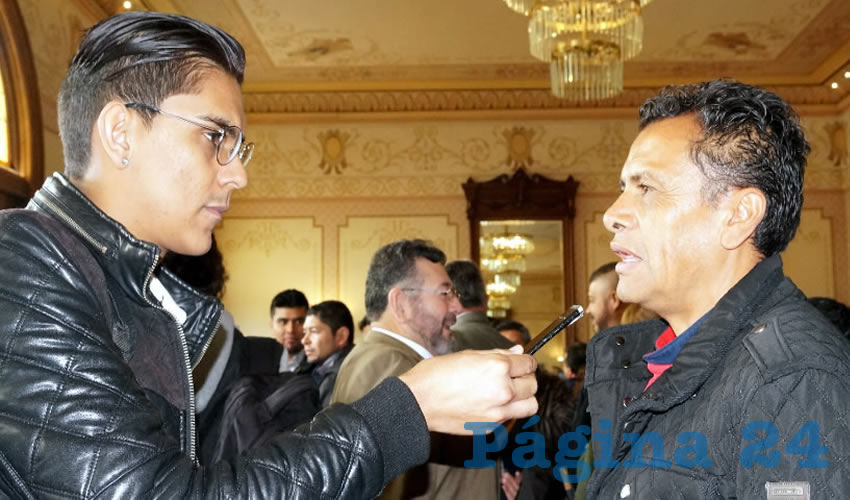 Rafael Rodríguez Espino, secretario general del Sindicato de Trabajadores de la Universidad Autónoma de Zacatecas (STUAZ) (Foto Merari Martínez Castro)