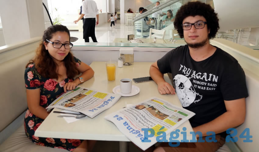En el restaurante Del Centro desayunaron Mar&iacute;a Julia Perales Siqueiros y Julio C&eacute;sar Loza Reynoso