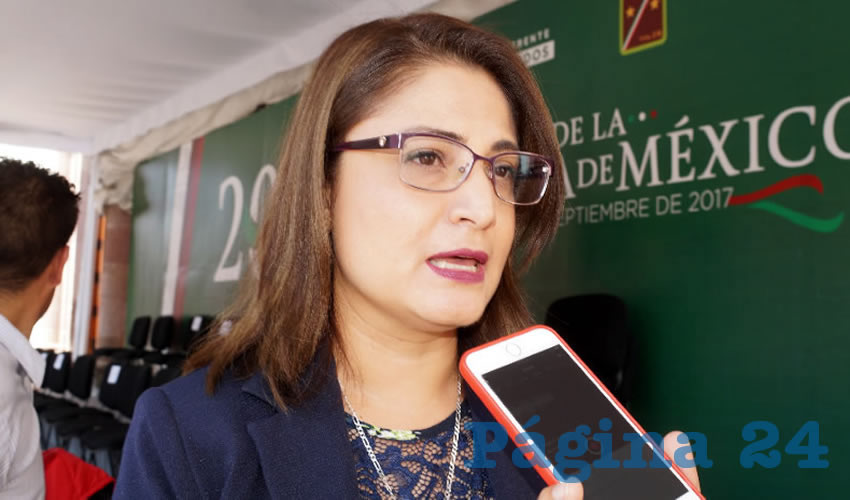 Adriana Rivero Garza, titular de la Secretaría de las Mujeres (Semujer): Conavim revisará a finales del mes avances a recomendaciones por solicitud de alerta de género (Foto Merari Martínez Castro)