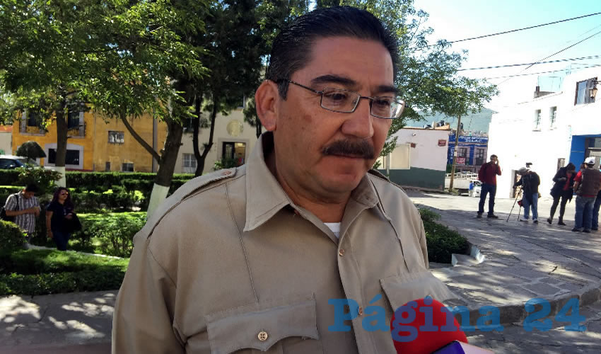 Juan José Arellano Alvarado, coordinador de delegados de Tránsito (Foto Cristo González)