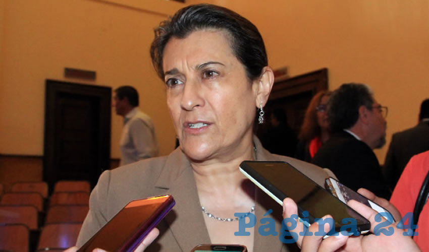 Gema Mercado: El pago es una situación preocupante, pero se trabaja para sacar el recurso con gobierno del estado (Foto: Rocío Castro)