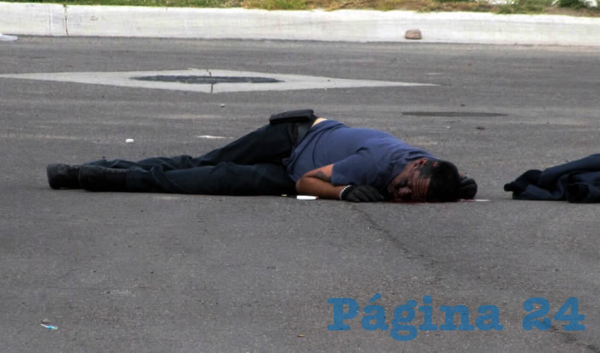 Luis Héctor Montelongo Urrutia “El Lobo” o “El Kaibil”, fue ultimado en el cruce de las calles Frigia y Capri, en el fraccionamiento Paseos de San Antonio
