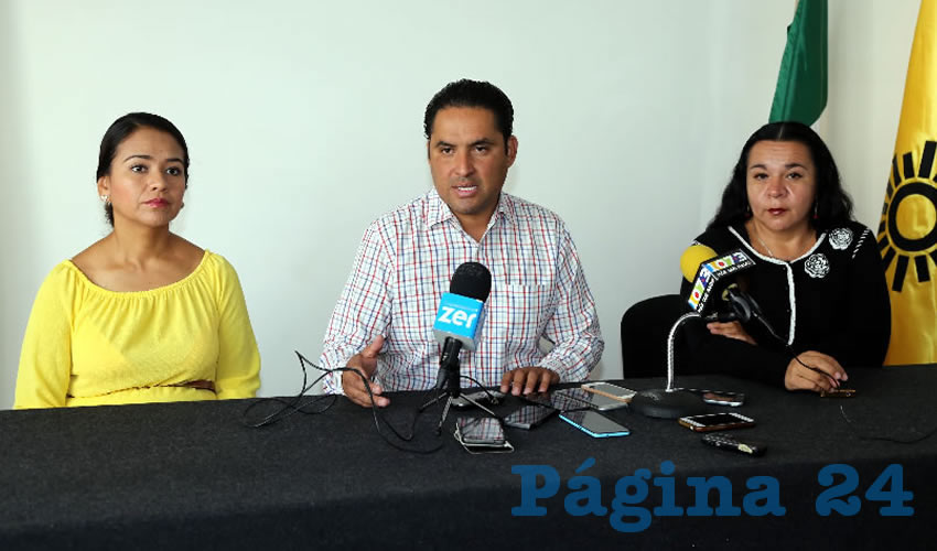 Emanuelle Sánchez Nájera, dirigente estatal del PRD (Foto: Eddylberto Luévano Santillán)