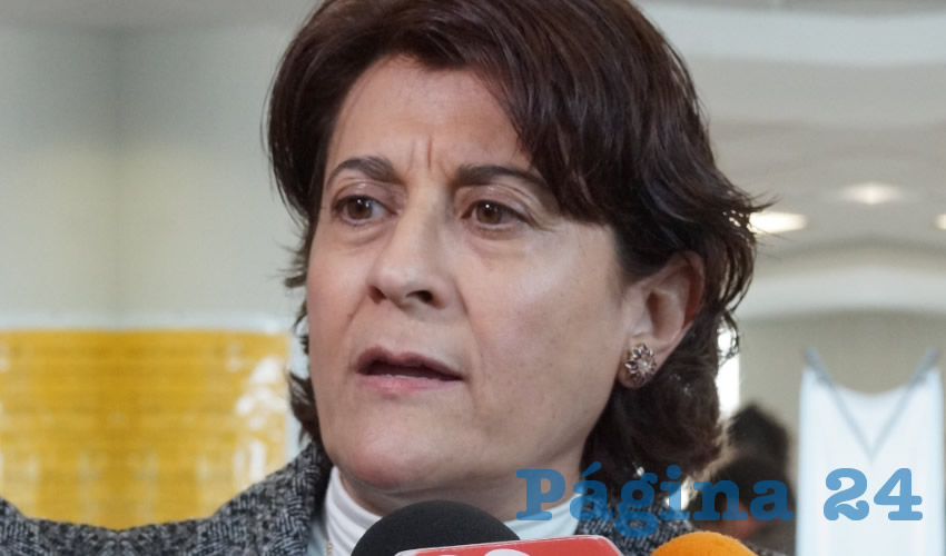Gema Mercado Sánchez, titular de la Secretaría de Educación de Zacatecas (Seduzac) (Foto Merari Martínez Castro)