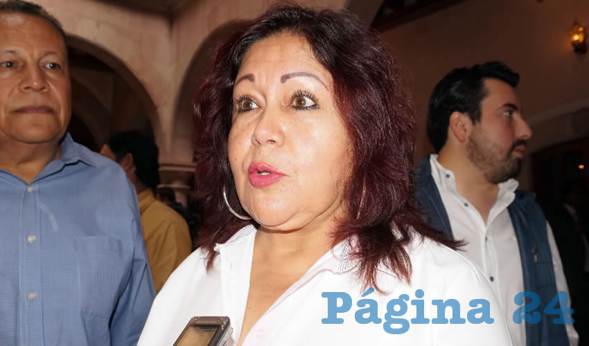 Gloria Estela Rosales Díaz, presidenta municipal de Trancoso (Foto Merari Martínez)