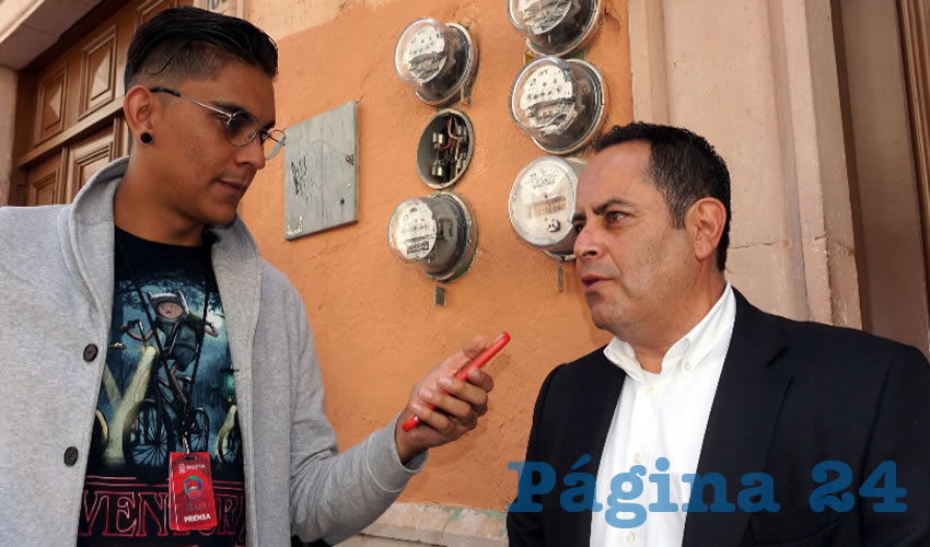 Antonio Caldera Alanís, titular de la Dirección de Protección Civil y Bomberos (Foto Merari Martínez Castro)