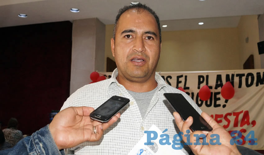 Héctor Godina, regidor por el Partido del Trabajo (PT) en el Ayuntamiento de Momax (Foto Merari Martínez Castro)