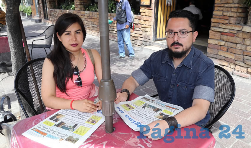 En Las Antorchas almorzaron Magdalena Camacho Camacho y C&eacute;sar Romero Lara