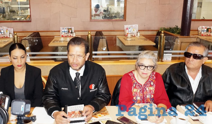 Integrantes del comité ejecutivo del Sindicato del Personal Académico de la Universidad Autónoma de Zacatecas (Spauaz): Estas actividades iniciarán con el conversatorio denominado “Mirada retrospectiva de Tlatelolco a Ayotzinapa”, en el Teatro Calderón (Foto Merari Martínez)