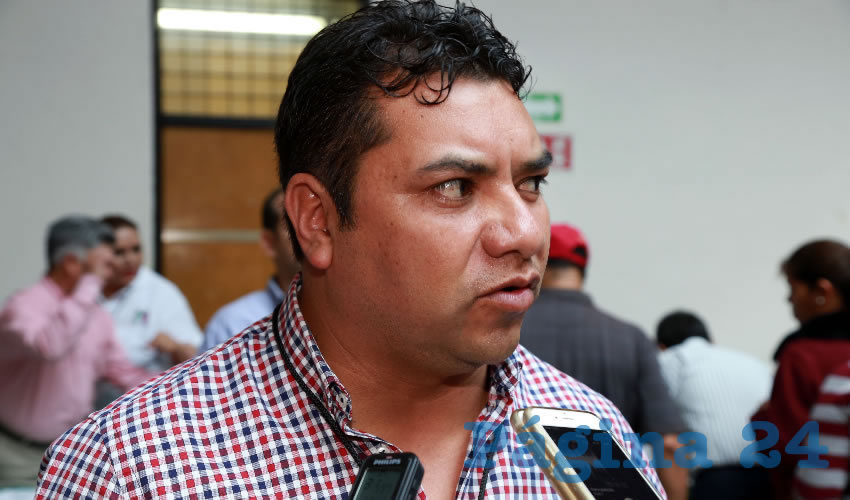 Normando López Meixueiro, secretario general de la FSTSE en Aguascalientes