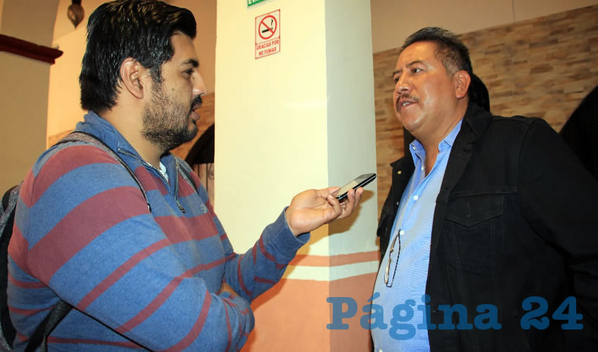Felipe Pinedo Hernández, integrante del Frente de las Comunidades Afectadas por la Minería en Zacatecas (Foto Rocío Castro Alvarado)