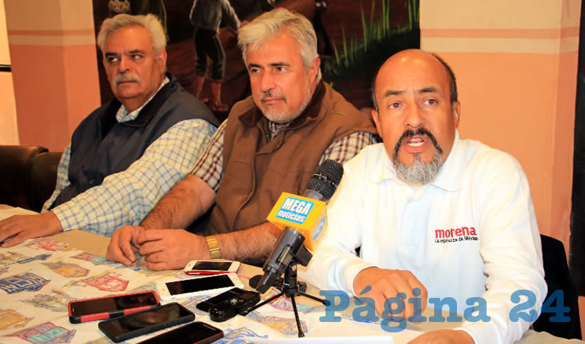 Fernando Arteaga Gaytán, dirigente estatal del Movimiento de Regeneración Nacional (Morena) (Foto Rocío Castro Alvarado)
