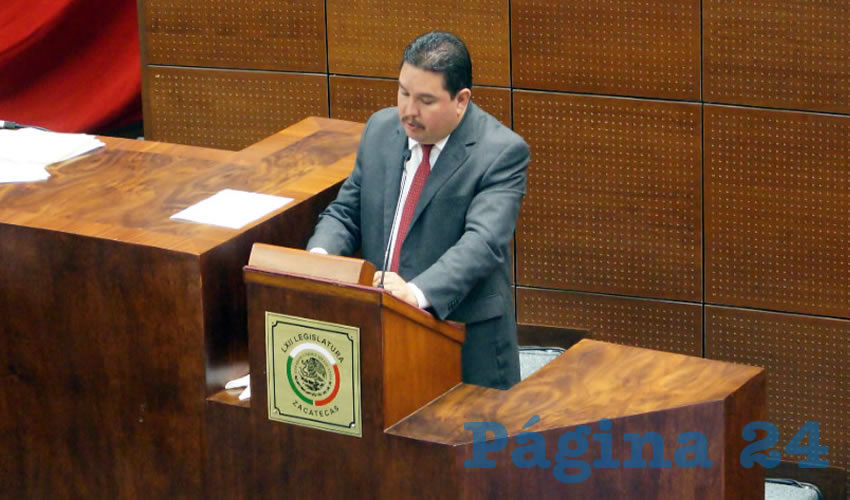 Gustavo Uribe Góngora, diputado del Partido Revolucionario Institucional (PRI) (Foto Merari Martínez Castro)