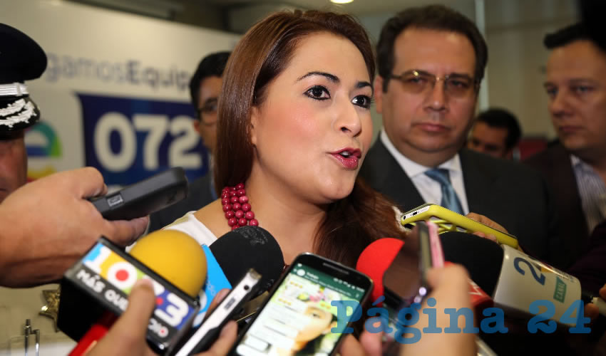 Teresa Jim&eacute;nez Esquivel, presidenta municipal de Aguascalientes (Foto: Eddylberto Lu&eacute;vano Santill&aacute;n)