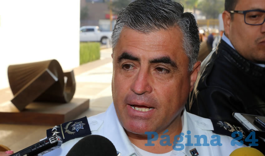 Juan Antonio Mart&iacute;nez Romo, secretario de Seguridad P&uacute;blica Municipal (Foto: Eddylberto Lu&eacute;vano Santill&aacute;n)