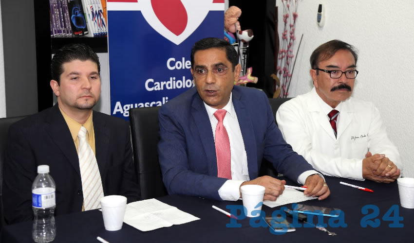 Rueda de prensa del Colegio de Cardiología (Foto: Eddylberto Luévano Santillán)