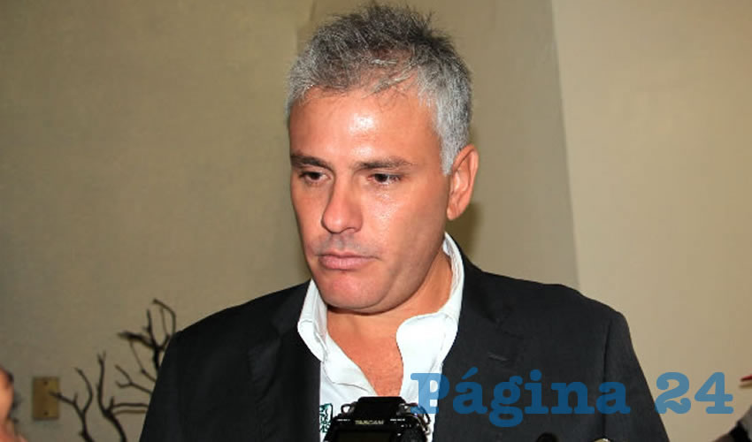 Sergio Zertuche Romero, delegado del Instituto Mexicano del Seguro Social (IMSS) en Zacatecas (Foto Rocío Castro)