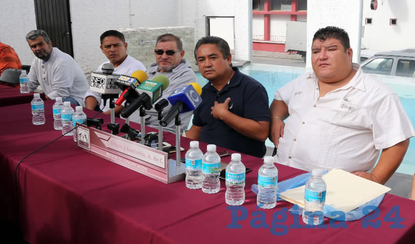 Conferencia de prensa propietarios de bares de la Zona de Tolerancia (Foto: Eddylberto Luévano Santillán)
