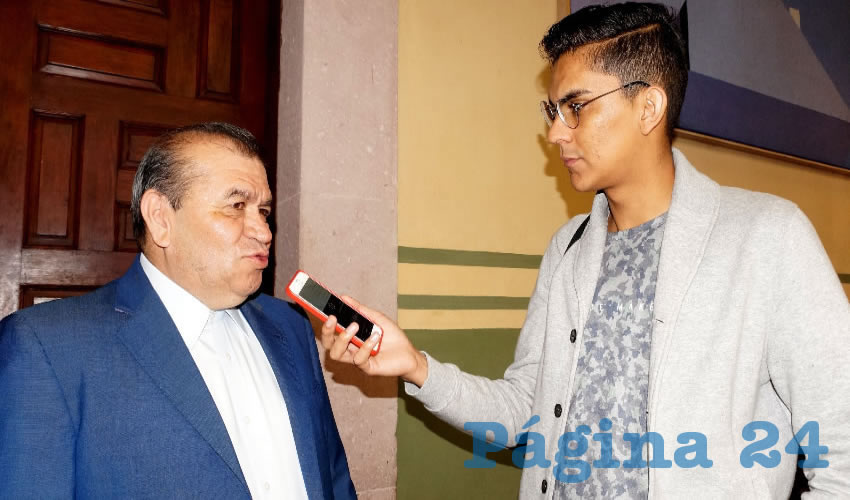 Manuel Ibarra Santos, secretario general del ayuntamiento capitalino (Foto Merari Martínez Castro)