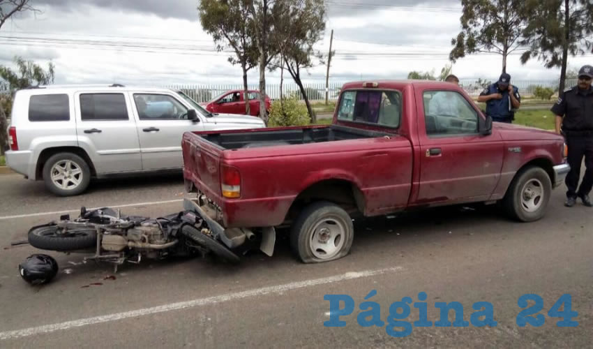 El fatal accidente ocurrió sobre avenida Aguascalientes sur