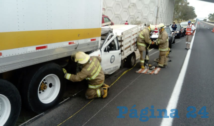 Quedó destrozada la camioneta que conducía el hoy occiso