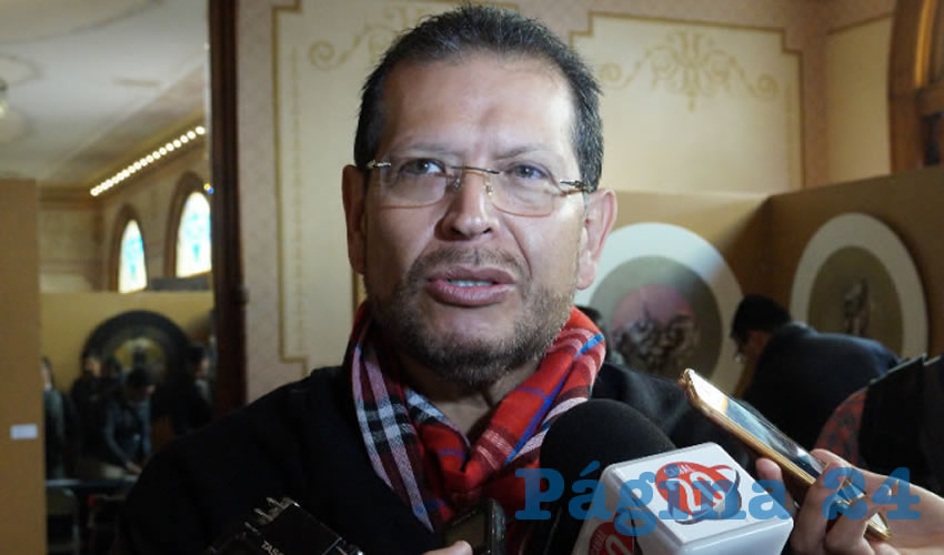 Pedro Martínez Arteaga, secretario general del Sindicato de Personal Académico de la Universidad Autónoma de Zacatecas (SPAUAZ) (Foto Merari Martínez Castro)