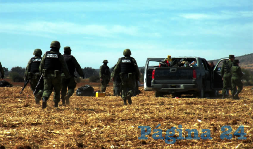 Militares del 97 Batallón de Infantería
