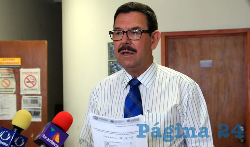 Juan José Rangel Martínez, director de Seguridad Pública Municipal de la capital
