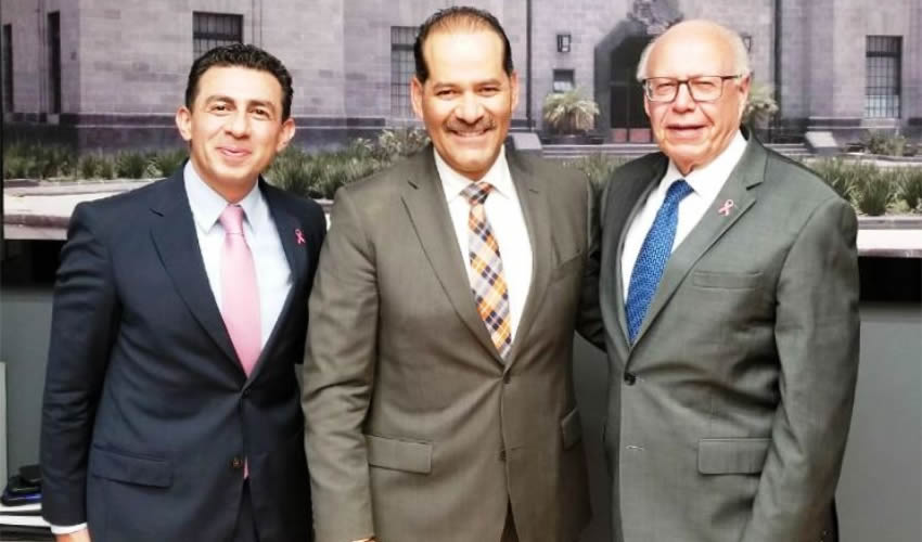 Martín Orozco Sandoval sostuvo reuniones con funcionarios del Gobierno de la República y con el presidente de la Cámara de Diputados, Jorge Carlos Ramírez Marín