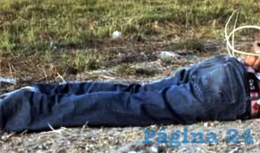 Así fue encontrado el cadáver en el municipio de Nieves